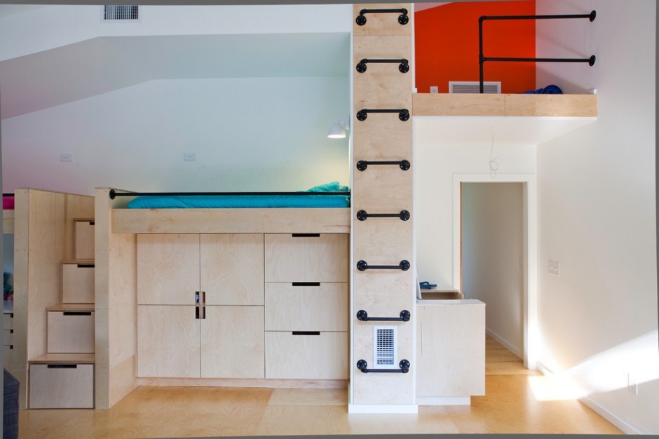 Дизайн маленької дитячої кімнати 2 - Max Home Шафа у вигляді дитячого замку