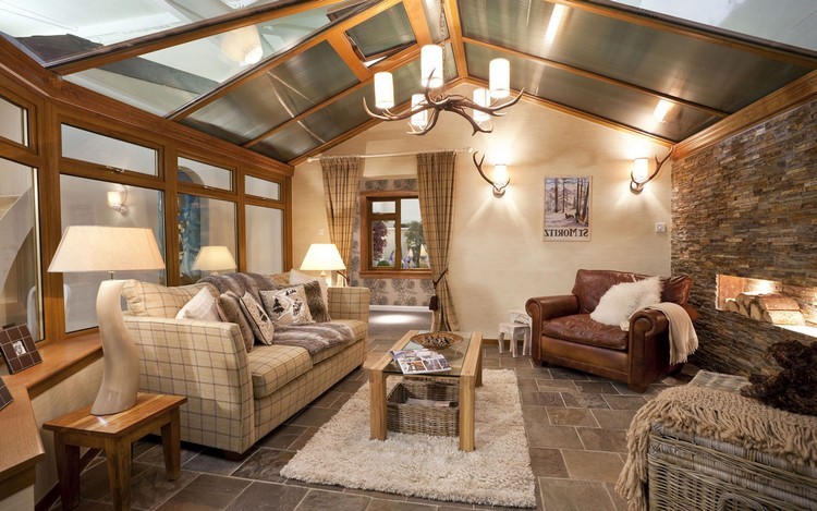 Штучний камінь в інтер'єрі вітальні: дизайнерські прийоми оздоблення та декору 4 - Max Home Штучний камінь в інтер'єрі вітальні: дизайнерські прийоми оздоблення та декору 3 - Max Home