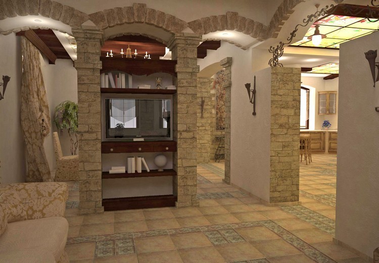 Штучний камінь в інтер'єрі вітальні: дизайнерські прийоми оздоблення та декору 34 - Max Home Штучний камінь в інтер'єрі вітальні: дизайнерські прийоми оздоблення та декору 33 - Max Home