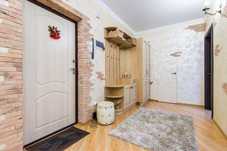 Використання декоративної цегли в інтер'єрі передпокою 144 - Max Home Використання декоративної цегли в інтер'єрі передпокою 143 - Max Home