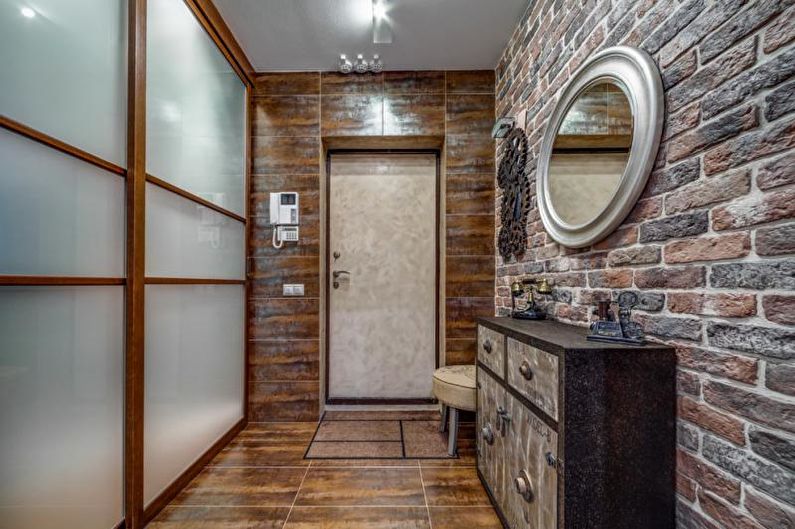Використання декоративної цегли в інтер'єрі передпокою 196 - Max Home Використання декоративної цегли в інтер'єрі передпокою 195 - Max Home