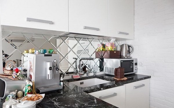 Використання дзеркальних елементів в інтер'єрі кухні 7 - Max Home дзеркальні елементи в інтер'єрі кухні