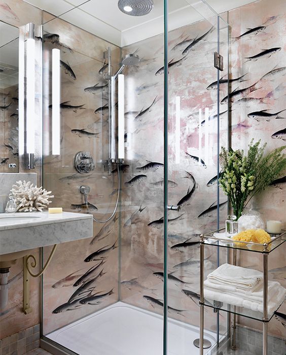 Якими шпалерами поклеїти ванну кімнату 10 - Max Home шпалери в інтер'єрі ванної