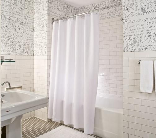 Якими шпалерами поклеїти ванну кімнату 17 - Max Home шпалери в інтер'єрі ванної