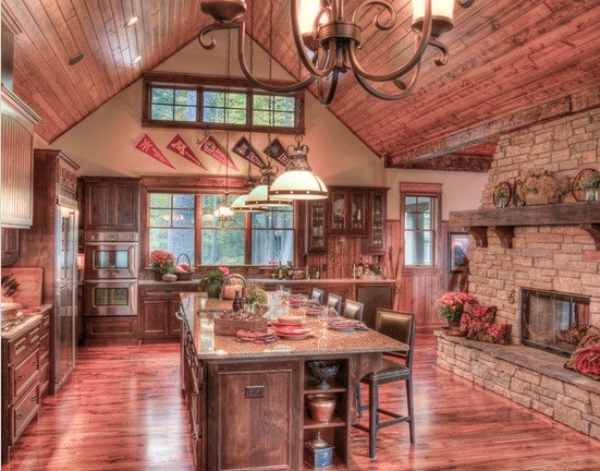 Камінь в інтер'єрі кухні: чи справді це красиво? 13 - Max Home Затишок, дерево, рожеві тони та романтика