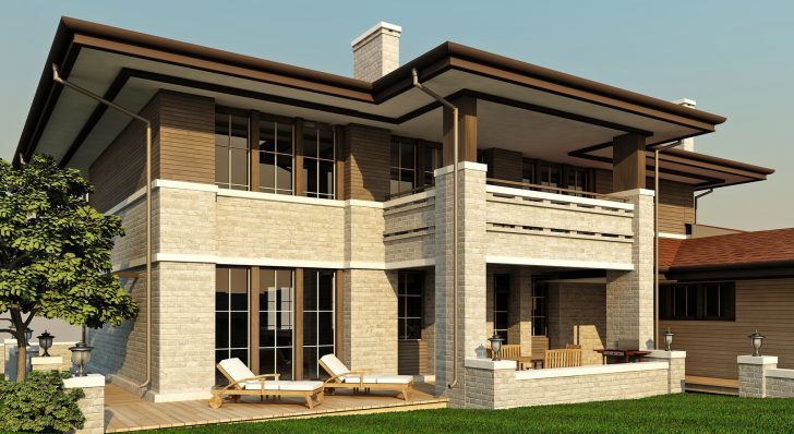 Цегляні будинки у сучасному стилі 14 - Max Home цегляний будинок