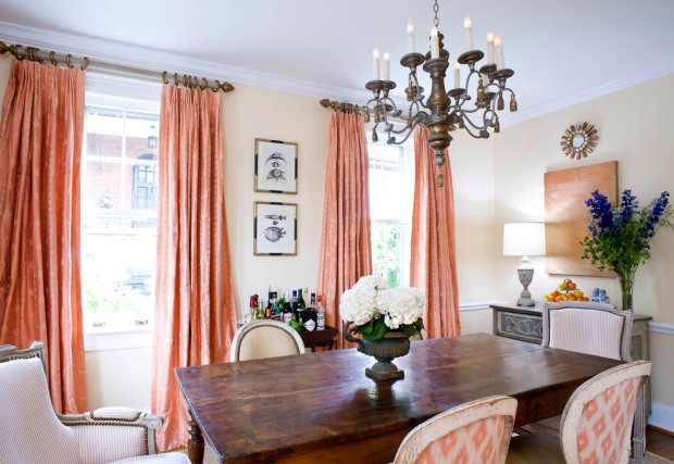 кораловий колір в інтер'єрі width=