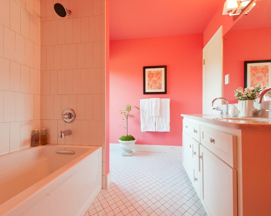 кораловий колір в інтер'єрі width=