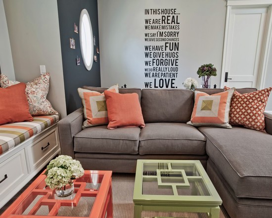 кораловий колір в інтер'єрі width=