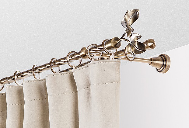 Настінні карнизи в оформленні інтер'єру, секрети вибору 18 - Max Home настінний карниз для штор