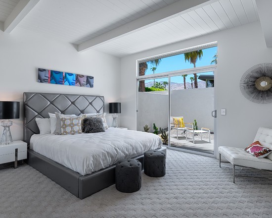 сіра спальня