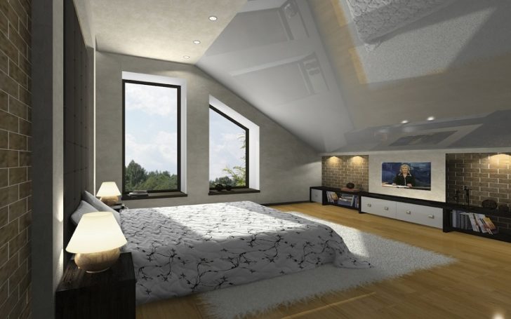 Облаштування натяжних стель у мансардах 15 - Max Home натяжні стелі на мансарді