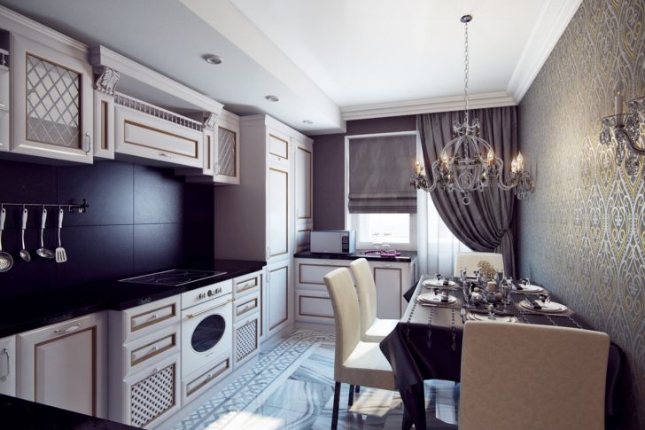 Планування та оформлення дизайну маленької кухні 34 - Max Home дизайн кухні