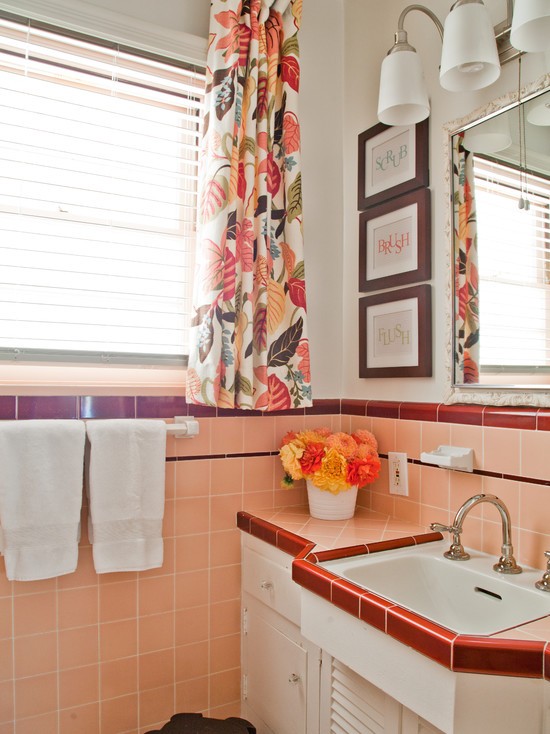 Комбінування плитки в ванную