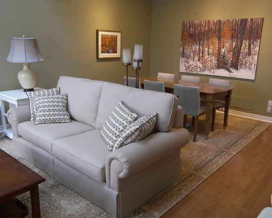 дизайн столової вітальні