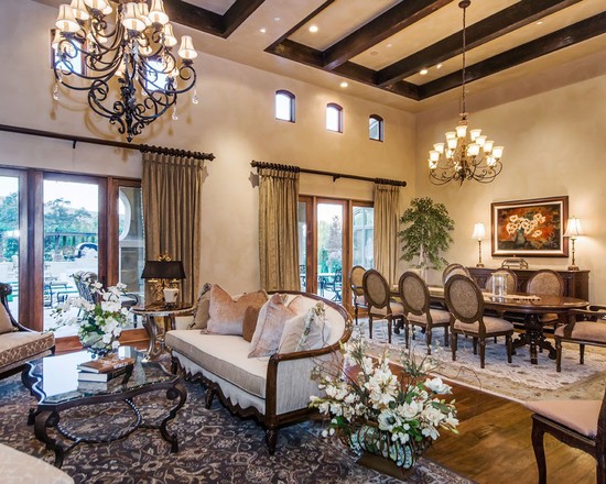 дизайн столової вітальні