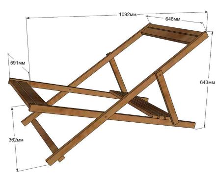 Шезлонги та лежаки для дачі width=