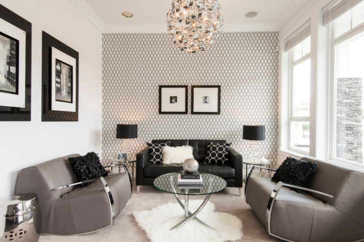 Сучасний дизайн шпалер для вітальні 22 - Max Home шпалери для вітальні